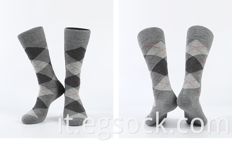 Geometric Pattern Modal Formal Socks